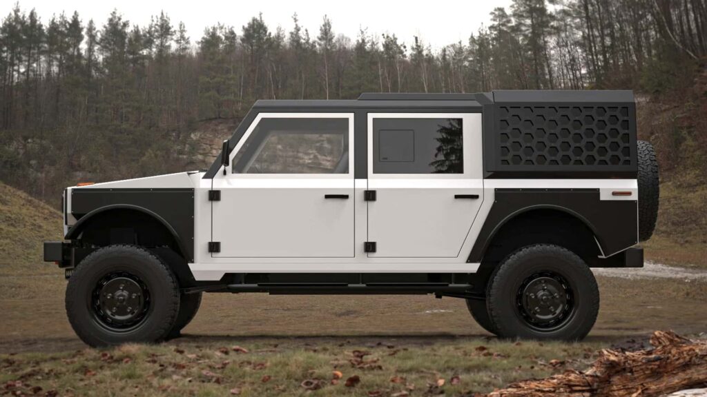 This Retro Truck Is The Electric Defender You Really Want—And Great Off-Road